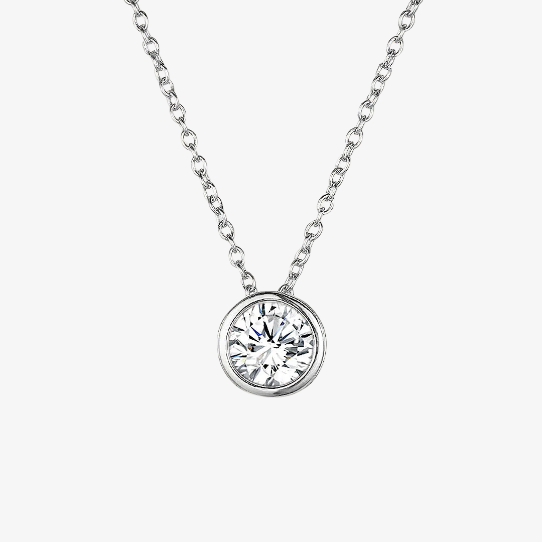 Collana Luna con Pietra di Nascita