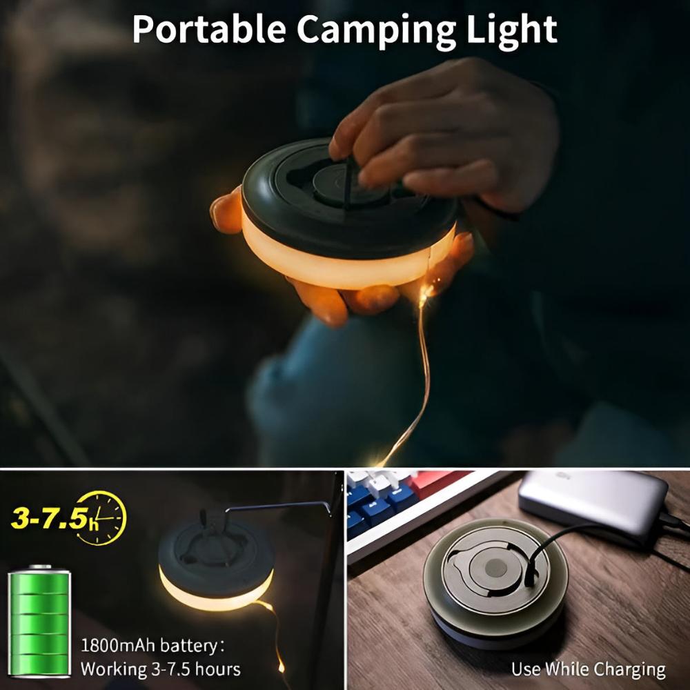 AuroraTrail Camping String Lights 2-in-1 Lantern and Fairy Lights