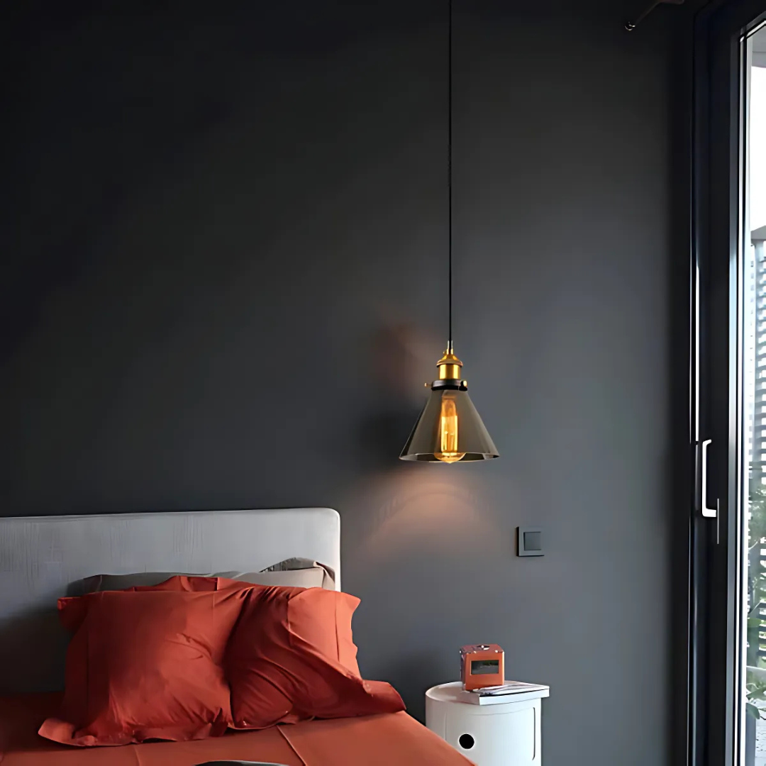 Aurelia Vintage Glass Pendant Light for Dining Table | Derinex