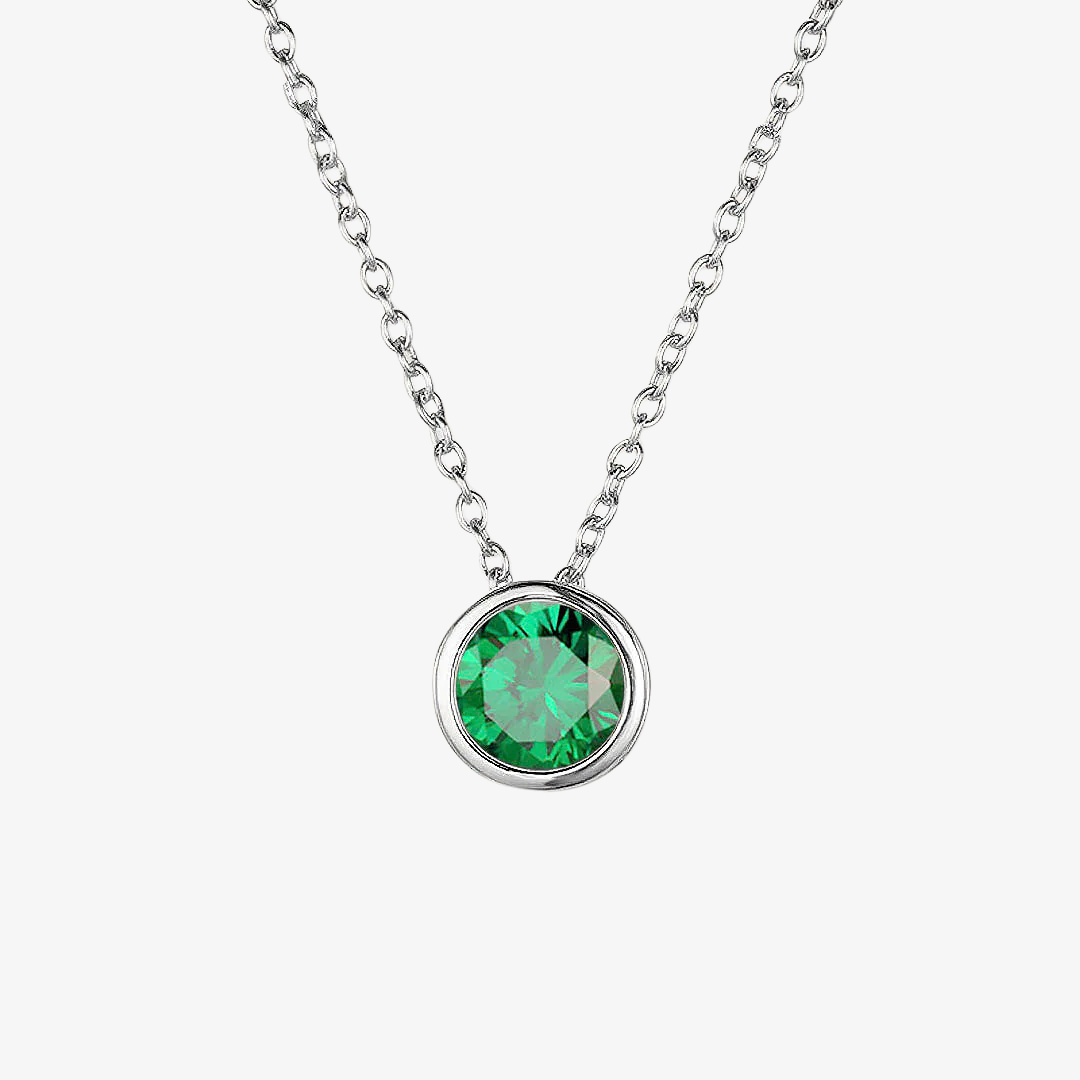 Collana Luna con Pietra di Nascita