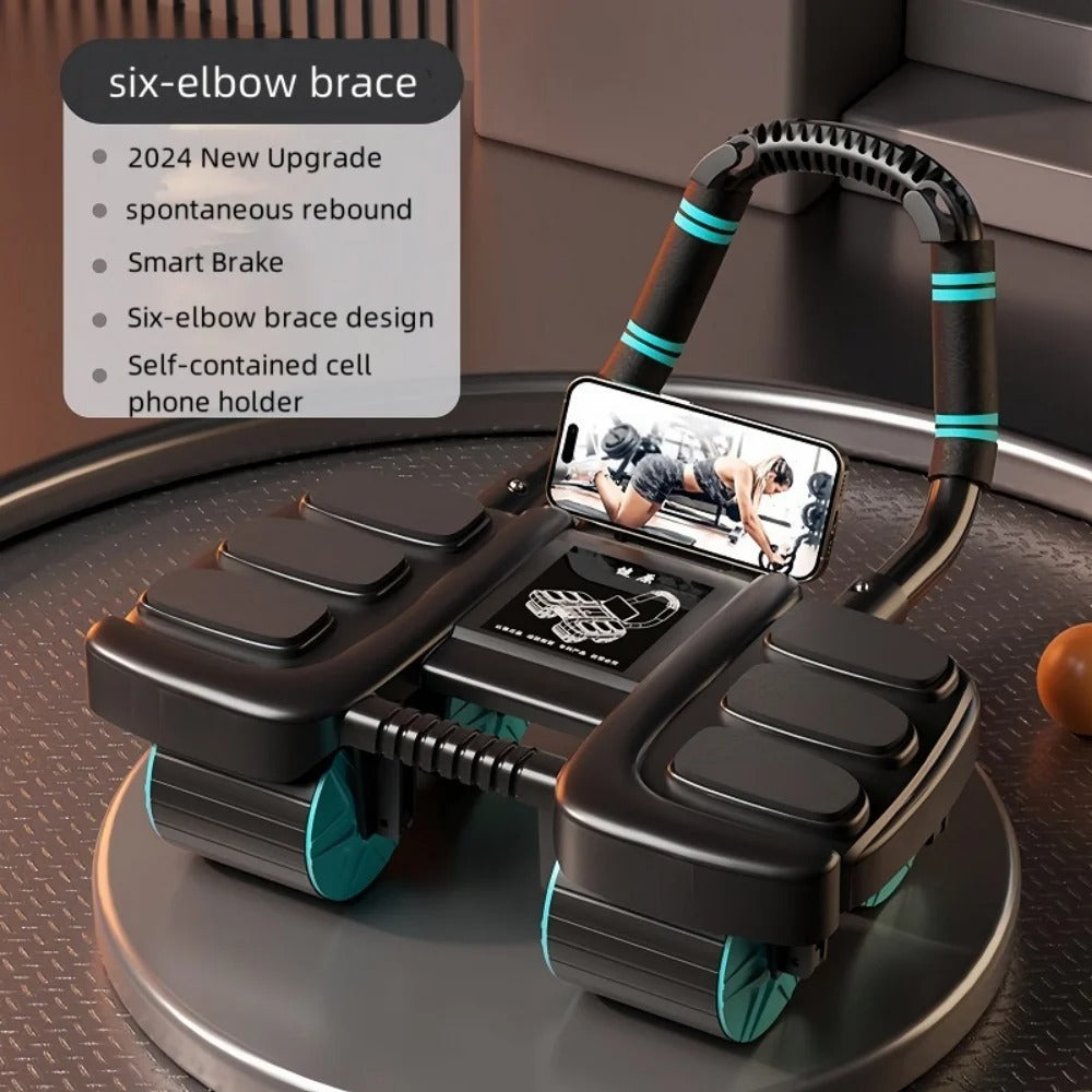 VortexPro automatické kolečko na břicho s opěrkami na lokty pro bezpečnější trénink středu těla