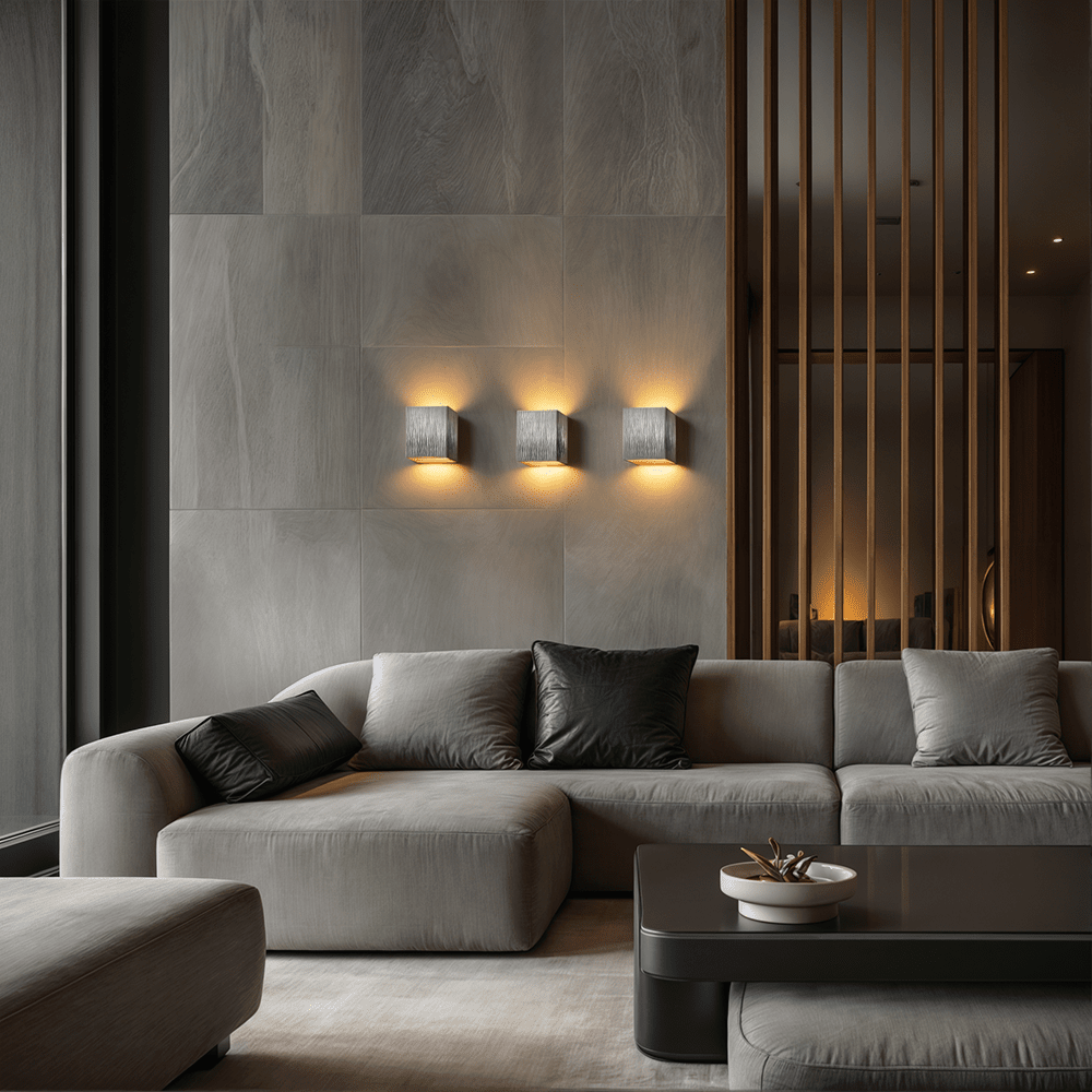 NovaCube Modern Cube Wall Lamp For Indoor And Outdoor Use
