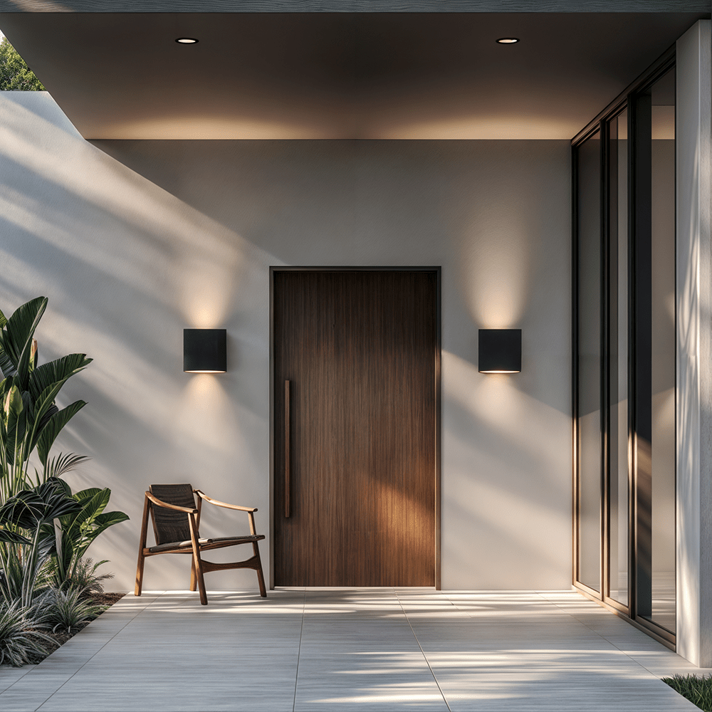 NovaCube Modern Cube Wall Lamp For Indoor And Outdoor Use