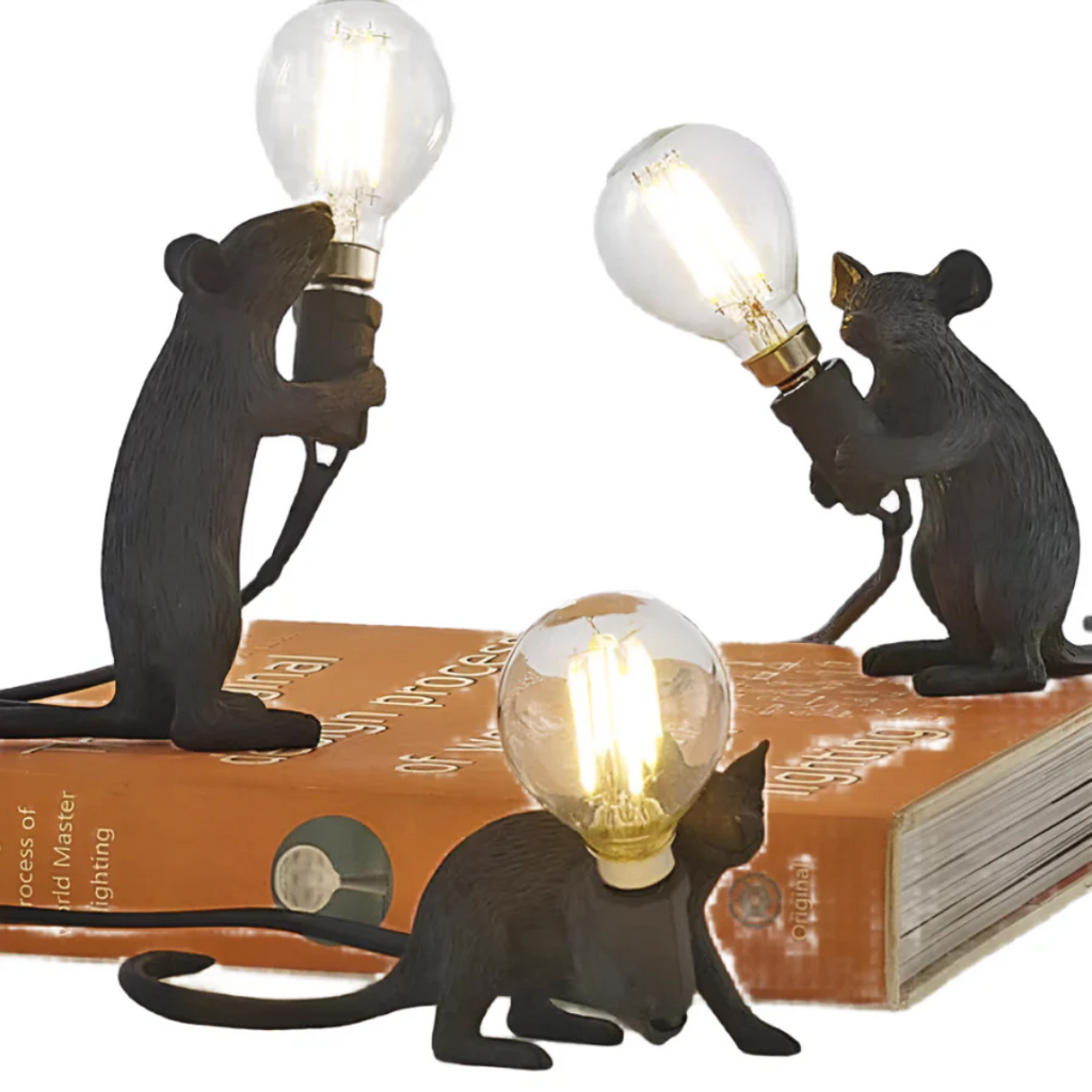 MiraMouse Resin LED Desk Lamp and Night Light