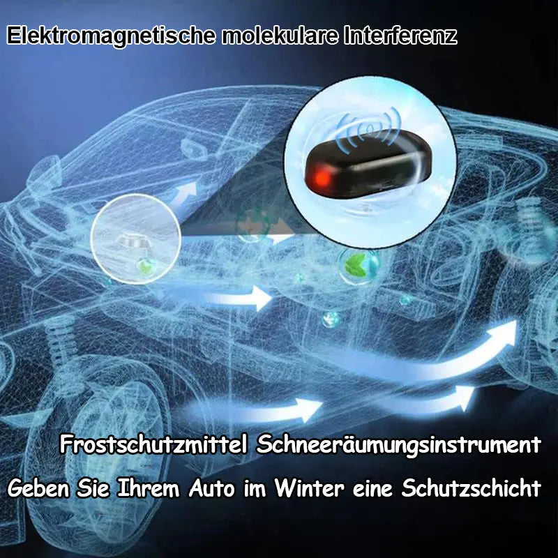Electromagnetic Snow Removal Device With Molecular Interference Tech Solar Powered