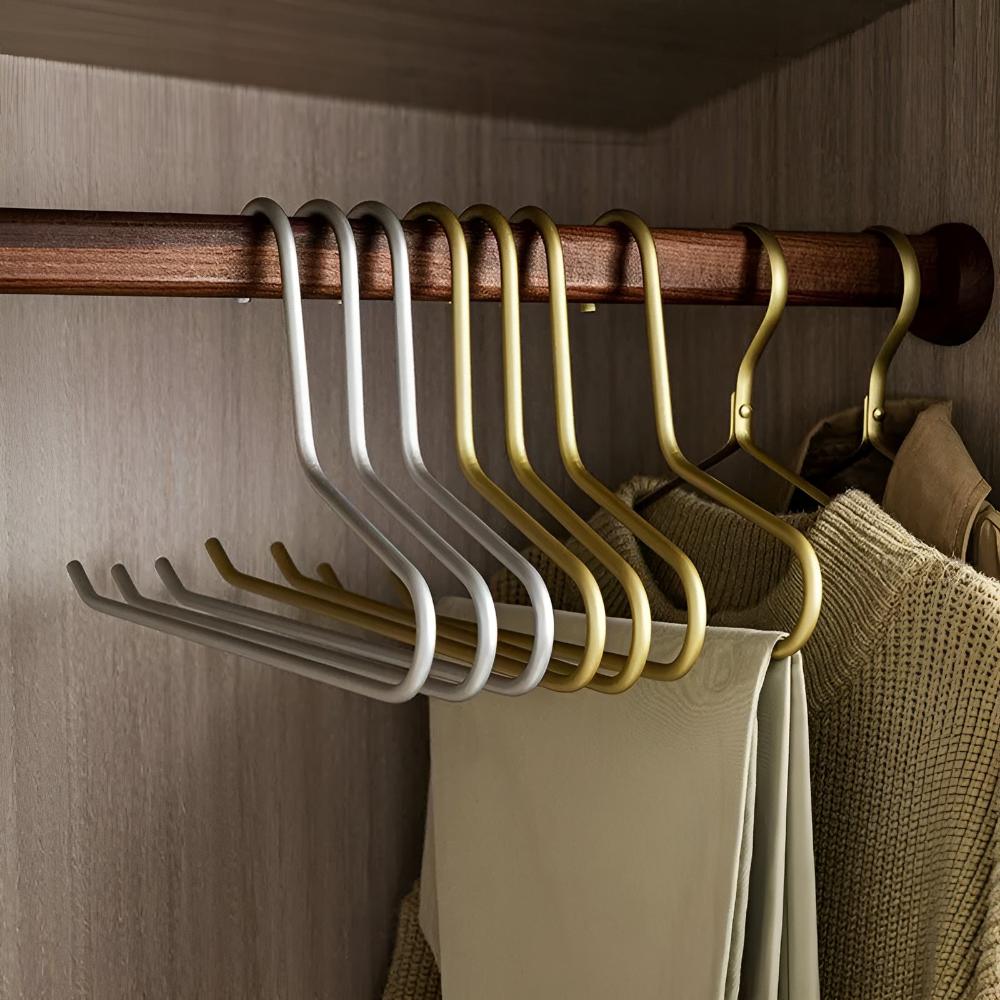 Astra Minimalist Metal Wardrobe Hangers Set 5 Pieces