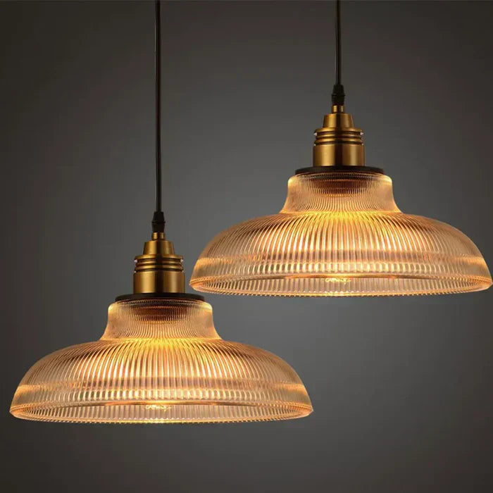 Lampa wisząca Celestra ze szkła do eleganckich jadalni