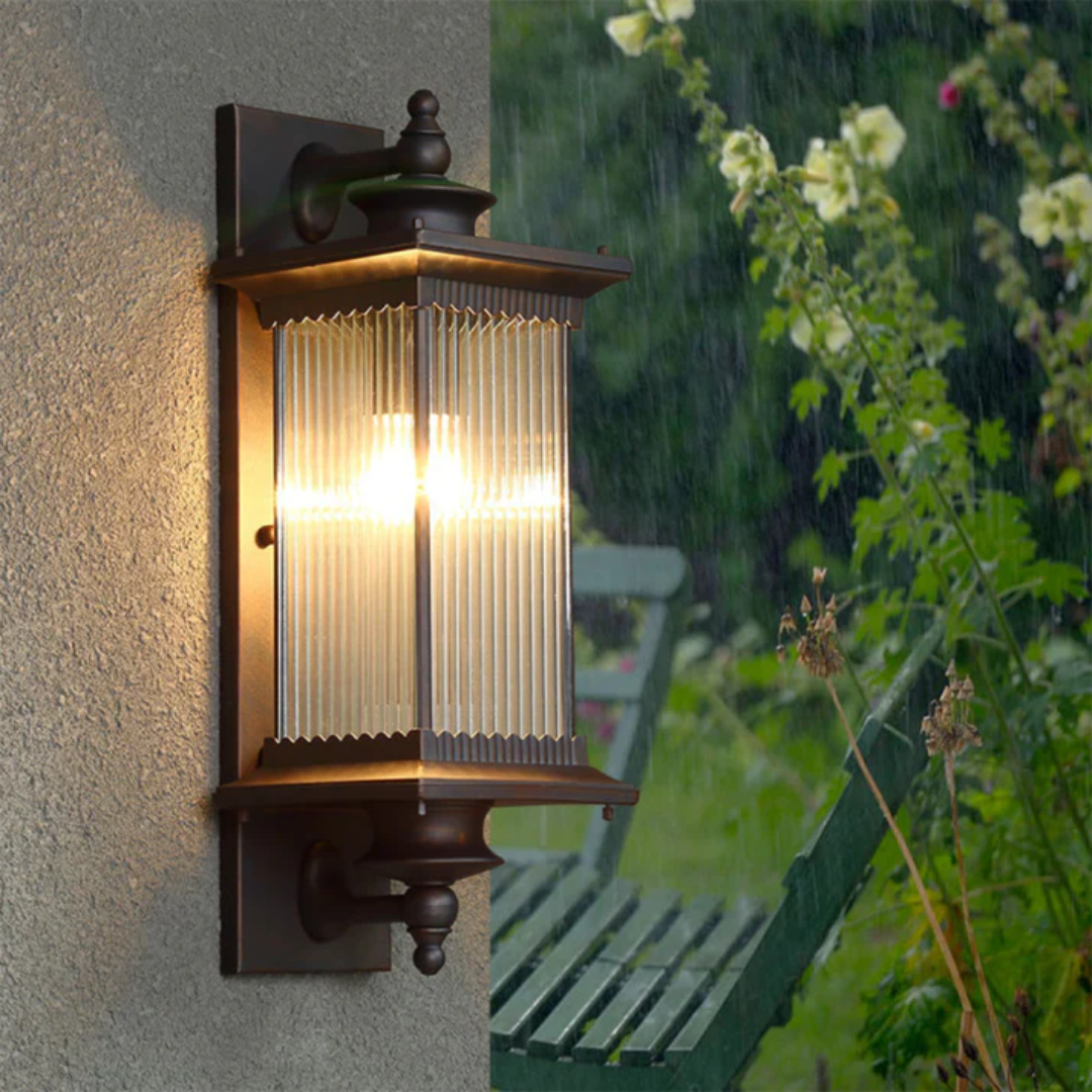 Cavellin Retro Outdoor Wall Light For Patio And Garden