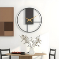 Aurelia Große Stille Minimalistische Wanduhr für Wohnzimmer