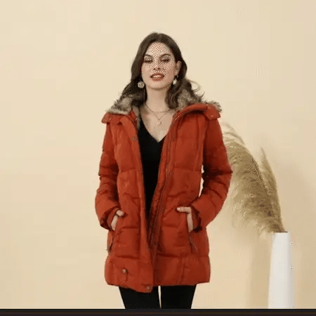Aurora Crest Winter Jacket, Warm and Waterproof with Four Front Pockets