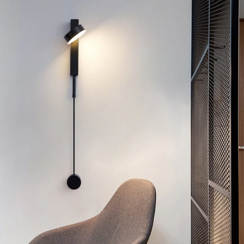 AetherGlow Ayarlanabilir LED Duvar Lambası - Yatak Yanı Okuma İçin