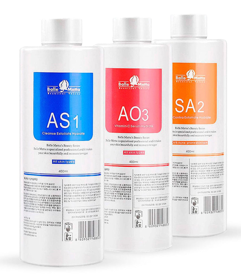 HydroGlow Hámlasztó Trio Arcrendszerekhez, 3 darab 400 ml-es szérum AS1 SA2 AO3