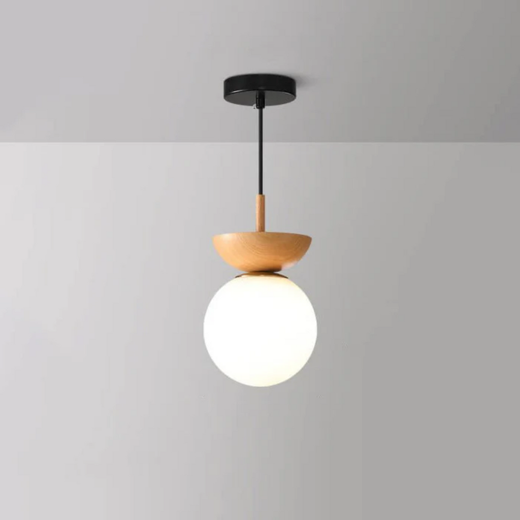 LyraLumen Japanese Dining Pendant Light With Three Color Temperatures