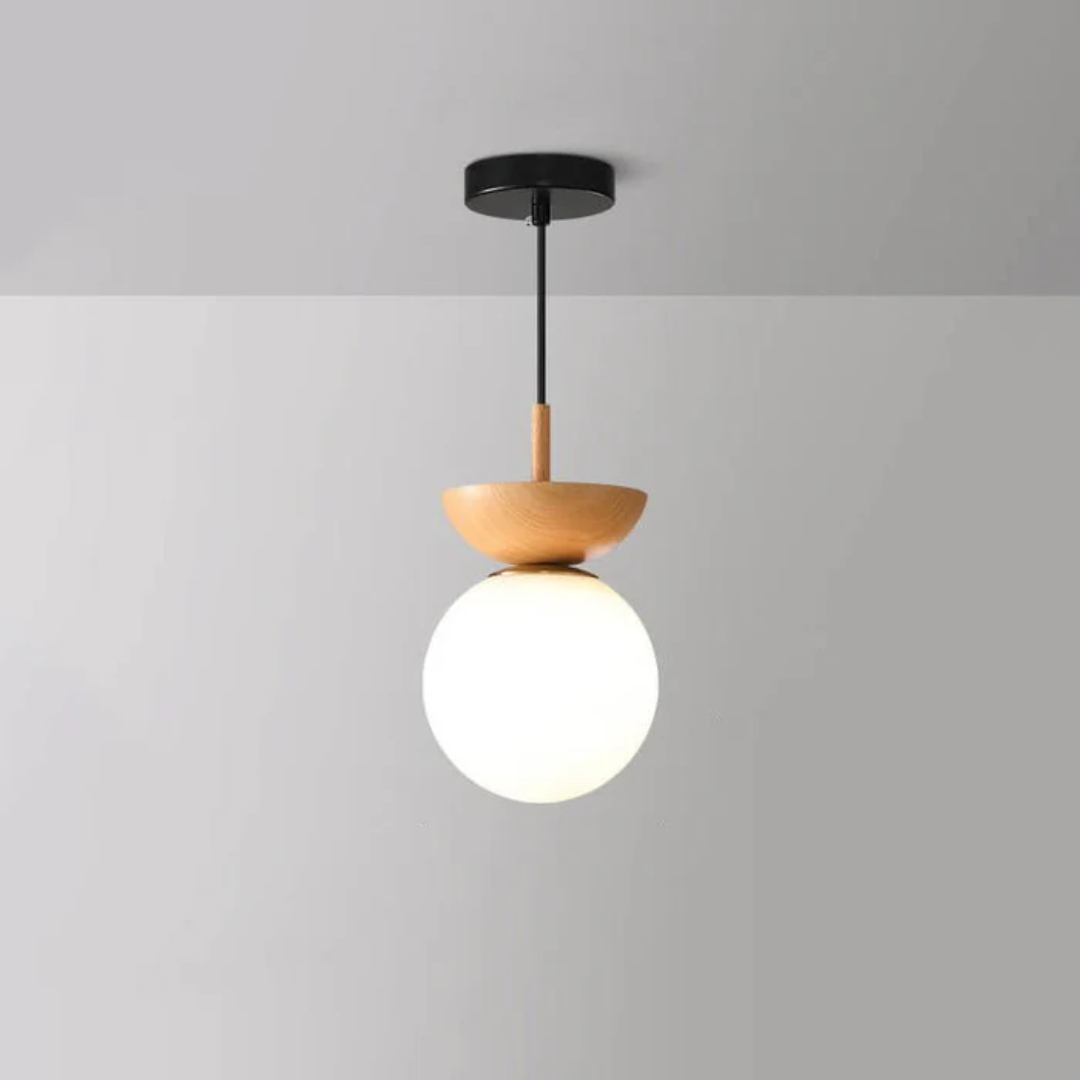 LyraLumen Japanese Dining Pendant Light With Three Color Temperatures
