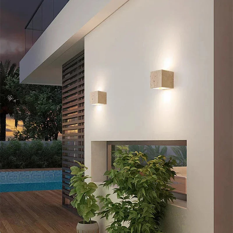 LumaNova Wabi-Sabi LED Wall Light for Indoor and Outdoor