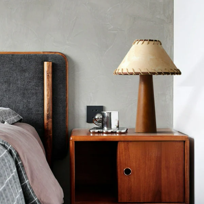 Asteri Wooden LED Table Lamp With Wabi Sabi Warm Glow