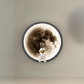 StellarLux LED Astronaut Wall Light With Moon Glow Accent