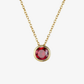 Collana Luna con Pietra di Nascita
