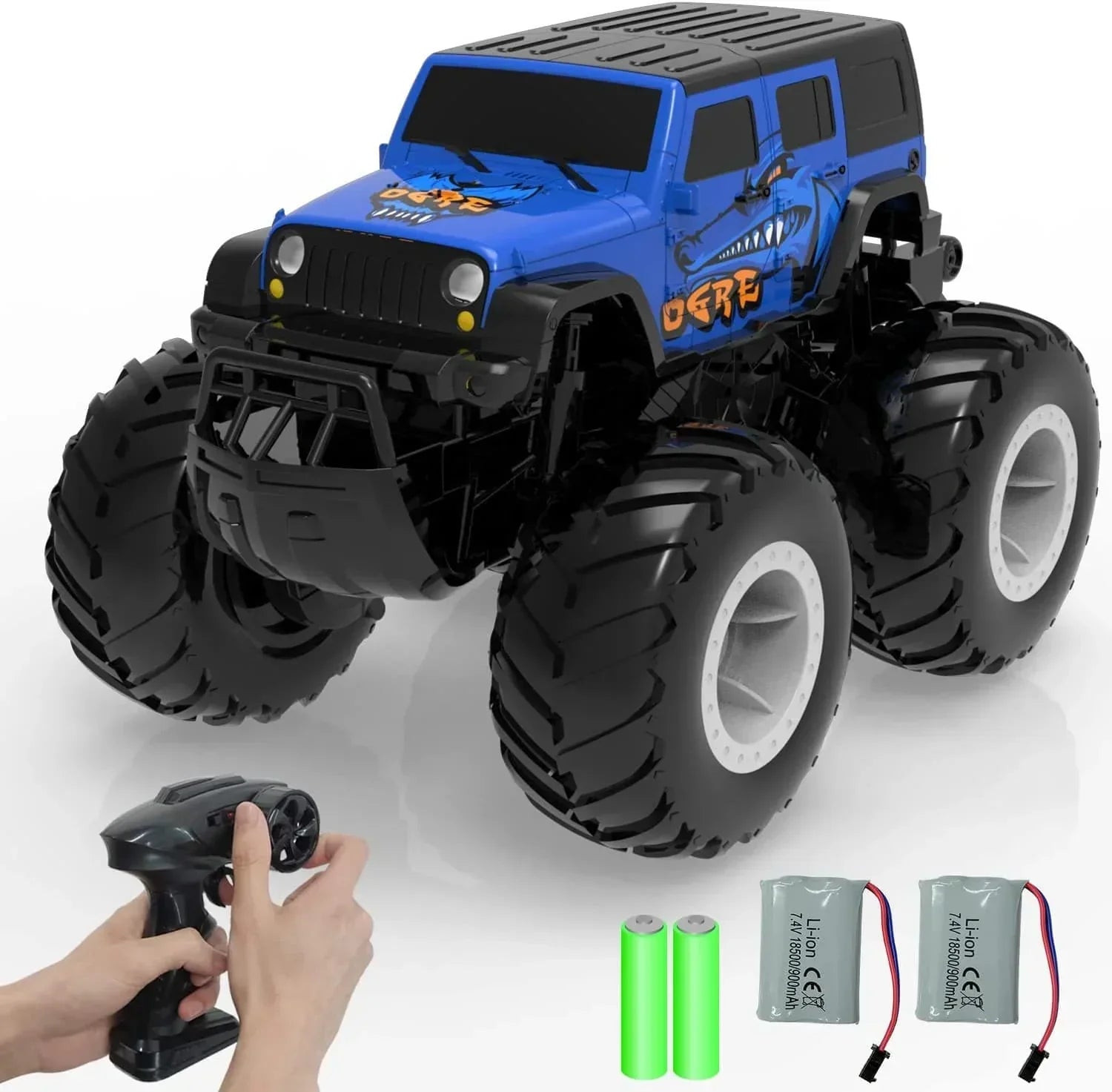 AquaRover Amfibické RC auto 4WD pro všechny terény, vodní i pozemní kaskadérské akce
