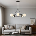 Lyra Nordic Five-Light Ceiling Chandelier For Dining Rooms