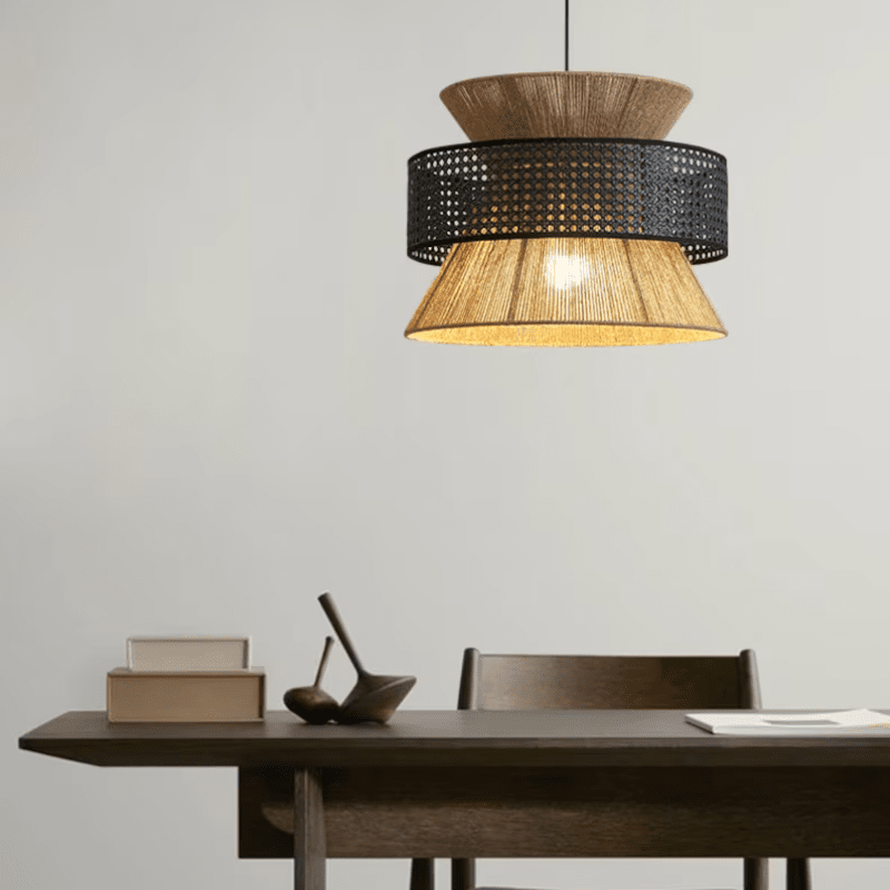 Kiri Handmade Hemp Rope Chandelier With Japanese Serenity