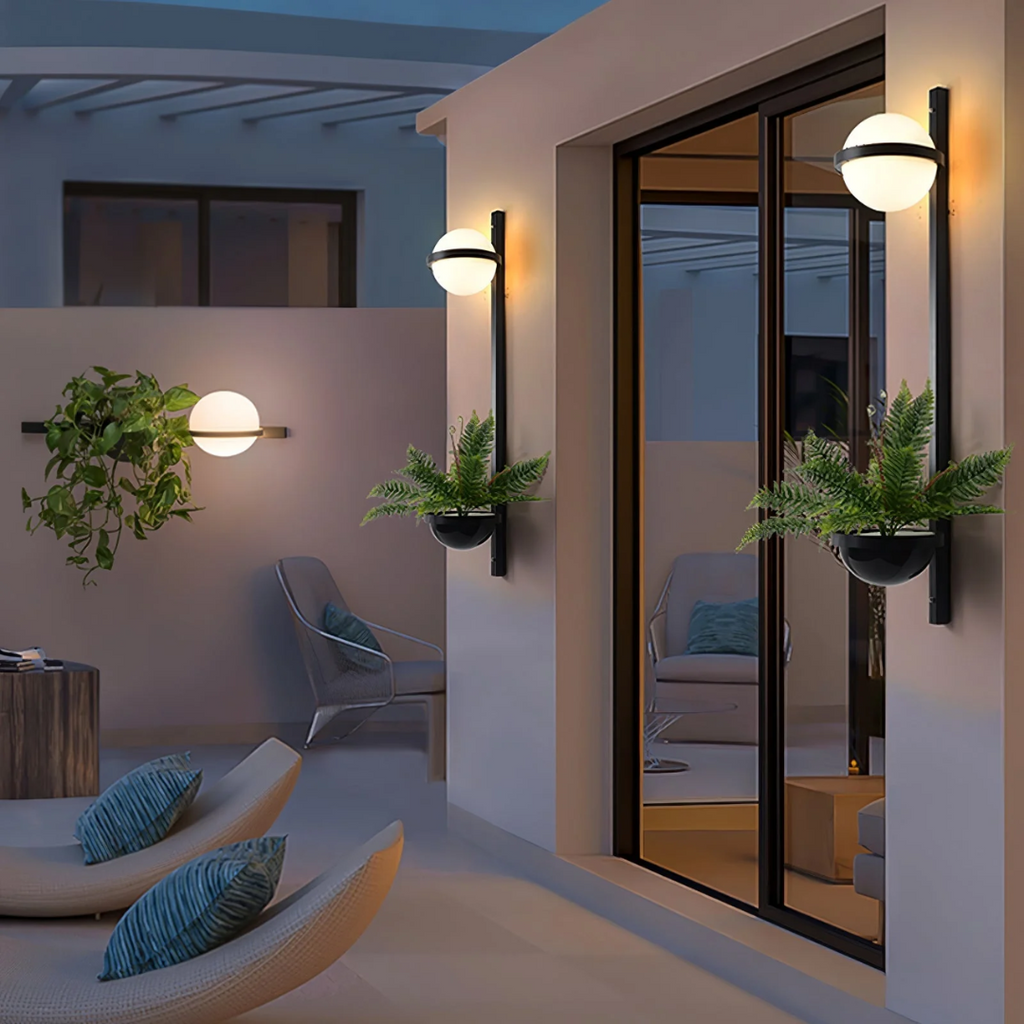 Asterra Outdoor LED Wall Light for Patio and Garden