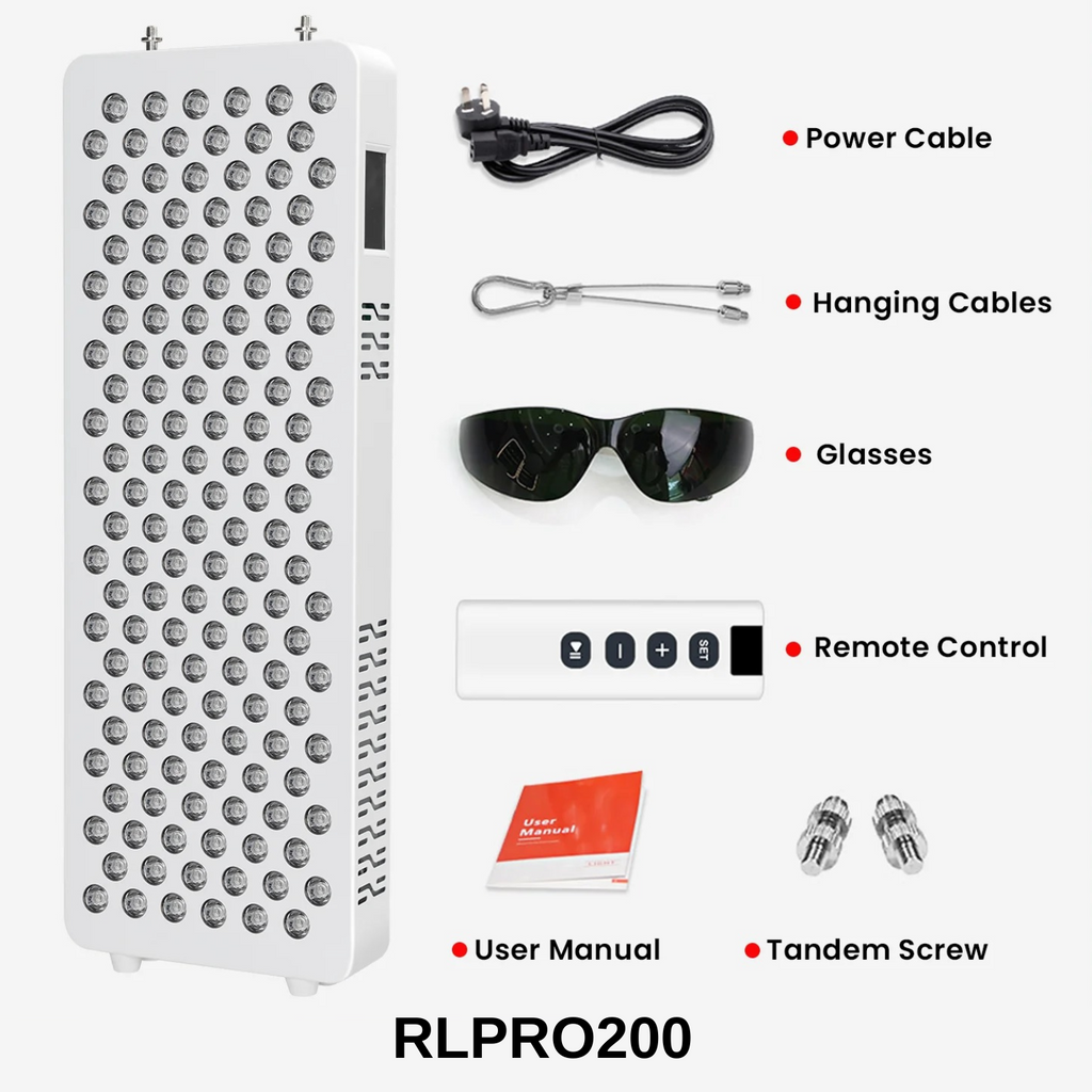 Pannello per terapia a luce rossa a spettro completo LumaPulse Nine Wave con app
