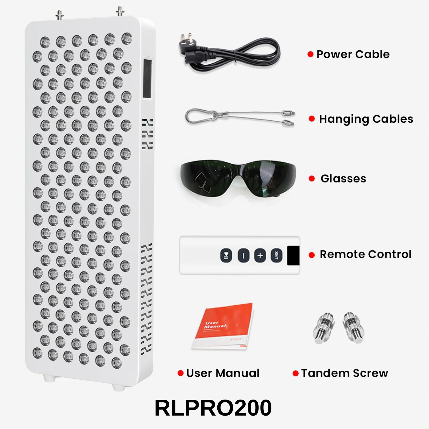 Pannello per terapia a luce rossa a spettro completo LumaPulse Nine Wave con app