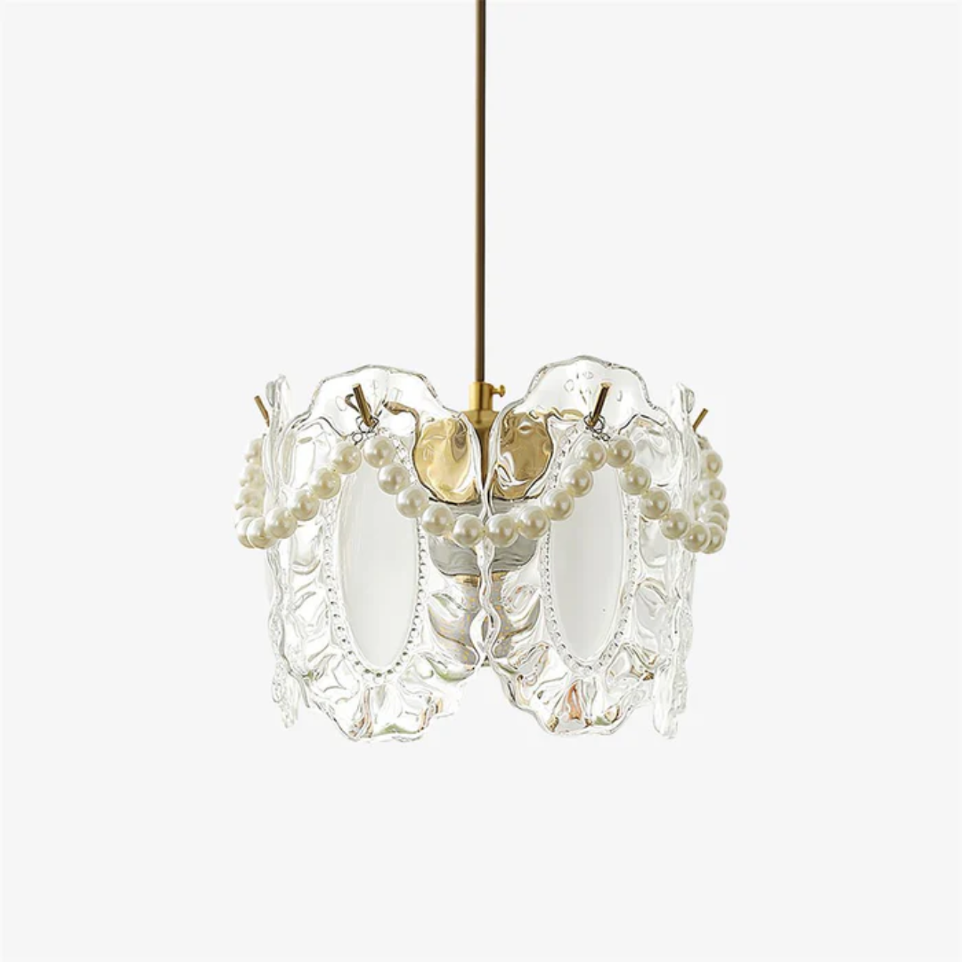 Asteria Bloom Glass Pendant Lamp For Dining Room Lighting