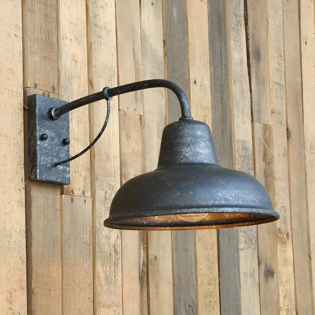 Ravelon Vintage Industrial Outdoor Wall Lantern for Patio by Aerolux