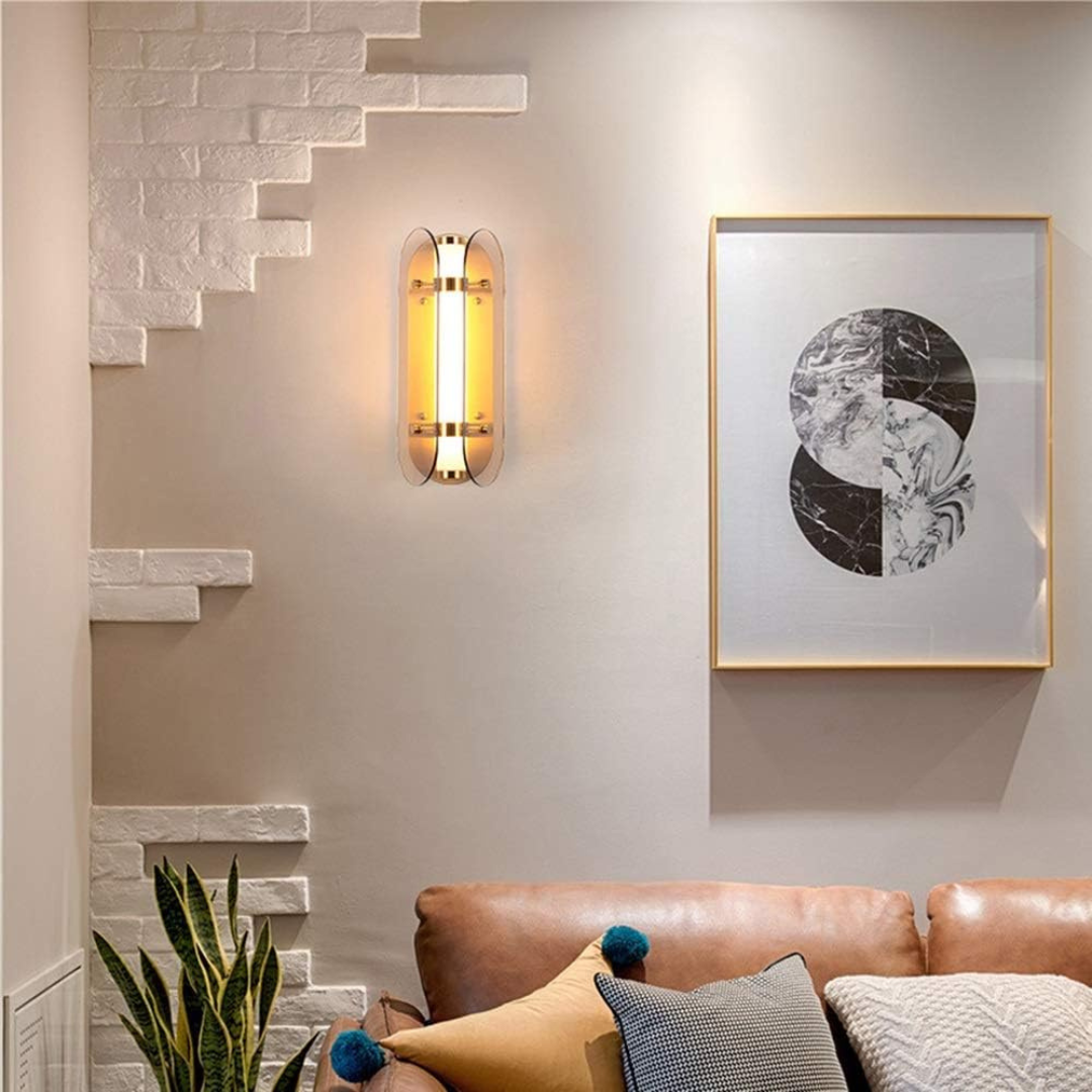 NovaLux Glas LED-Wandleuchte für moderne Innenräume