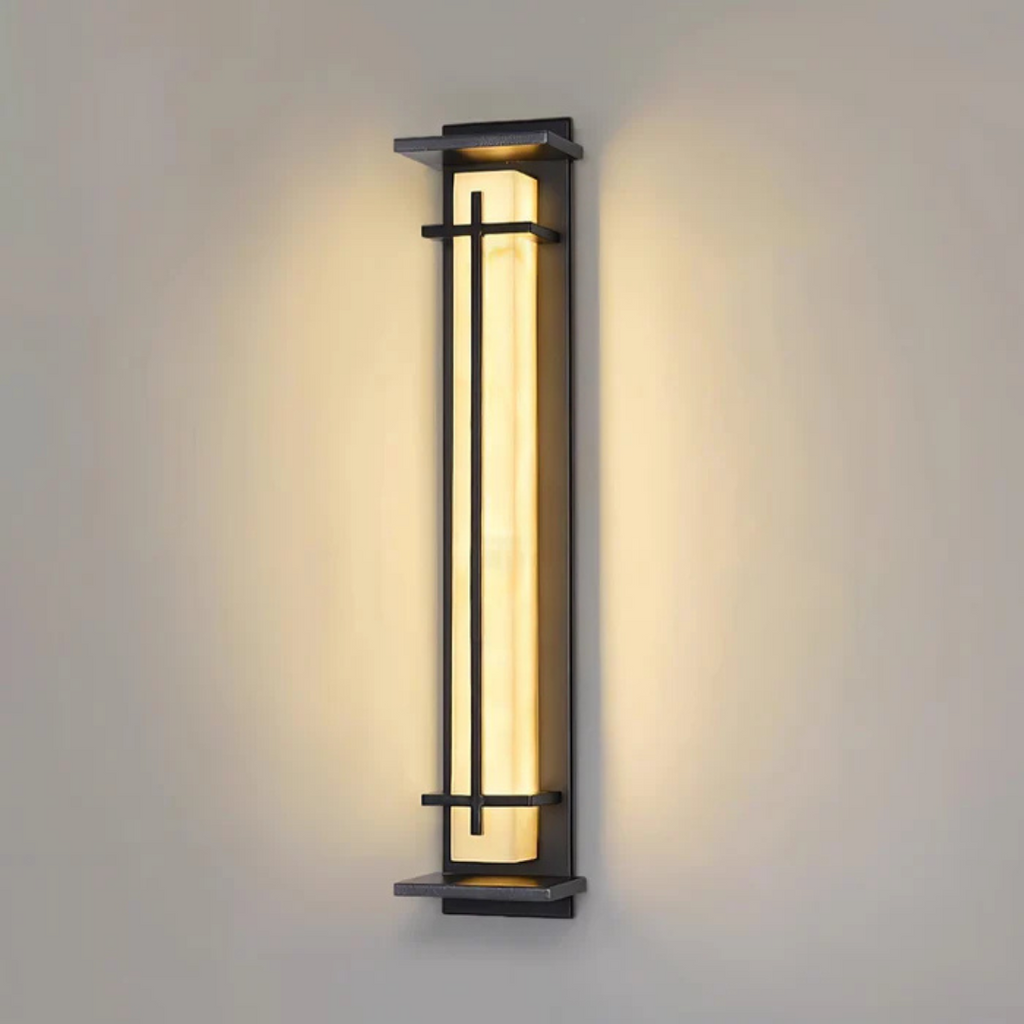 Aurelia Stainless Steel Outdoor Weatherproof LED Wall Light for Patio and Garden