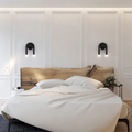 Lyra Arch LED Wall Light In Black Iron For Ambient Glow