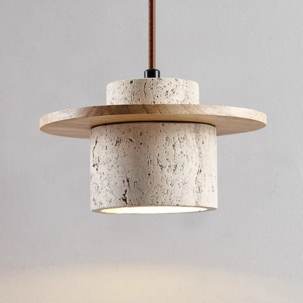 Cavallo Travertine Pendant Light for Dining by Liora