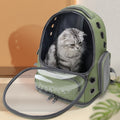 AeroPaw Breathable Transparent Pet Carrier Backpack For Cats And Small Dogs