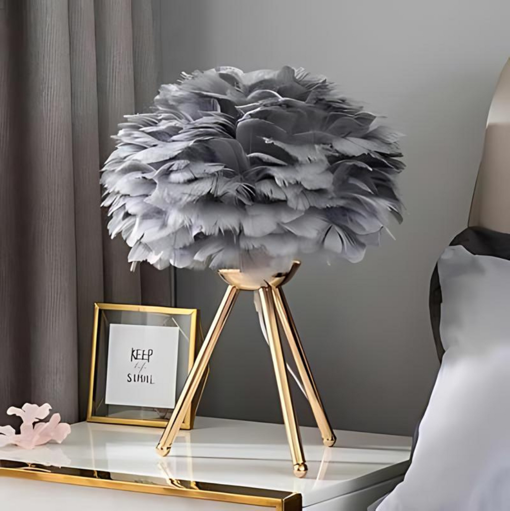 AuroraFeather Tischlampe für Wohnzimmer und Büros