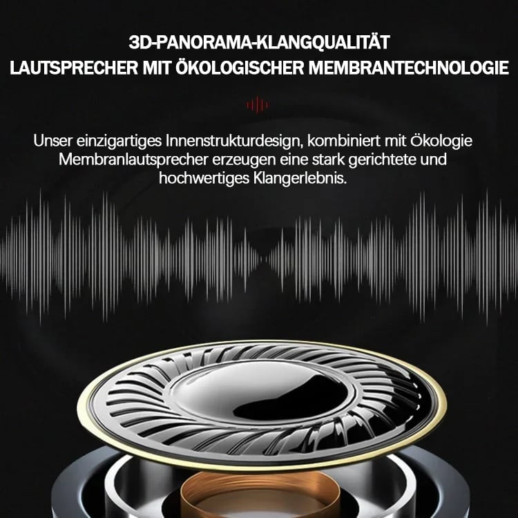 AuralWave Bluetooth trådløse hodetelefoner med benledning