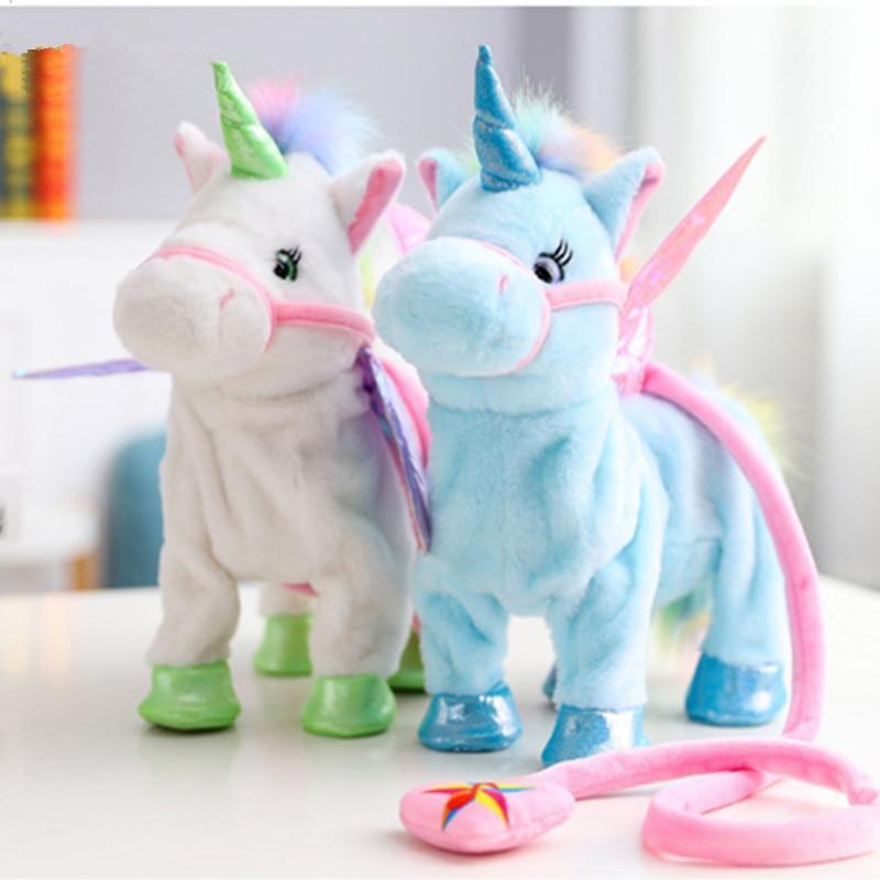 Enchanted Walking And Singing Unicorn Plush Toy For Kids
