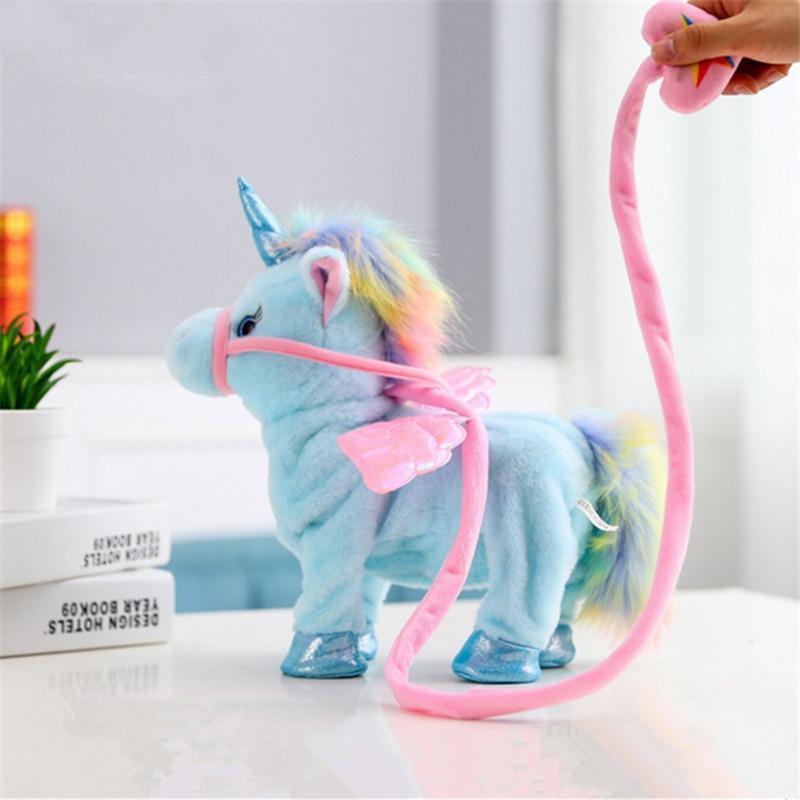 Enchanted Walking And Singing Unicorn Plush Toy For Kids