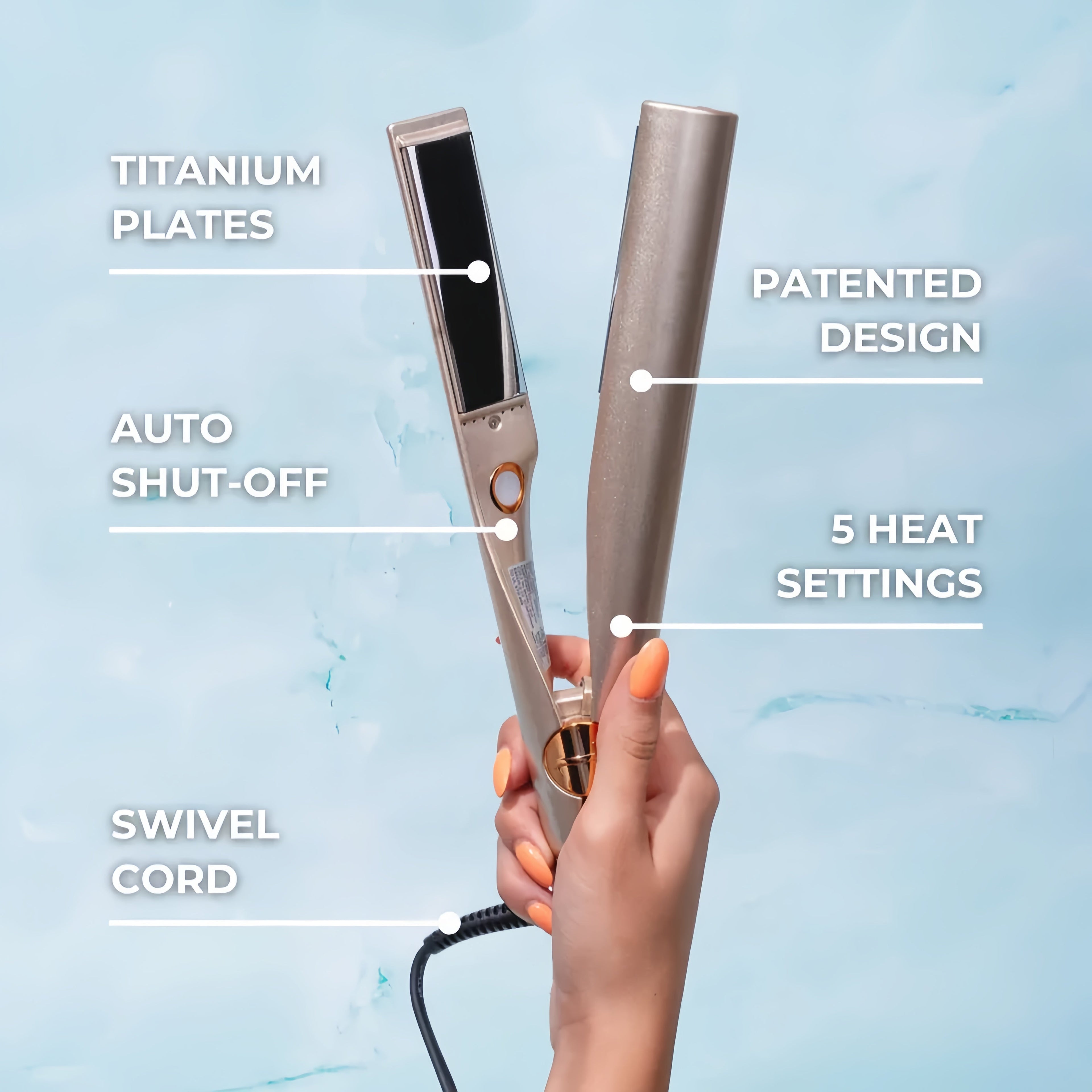 NovaBeam Piastra e Arricciacapelli 2-in-1