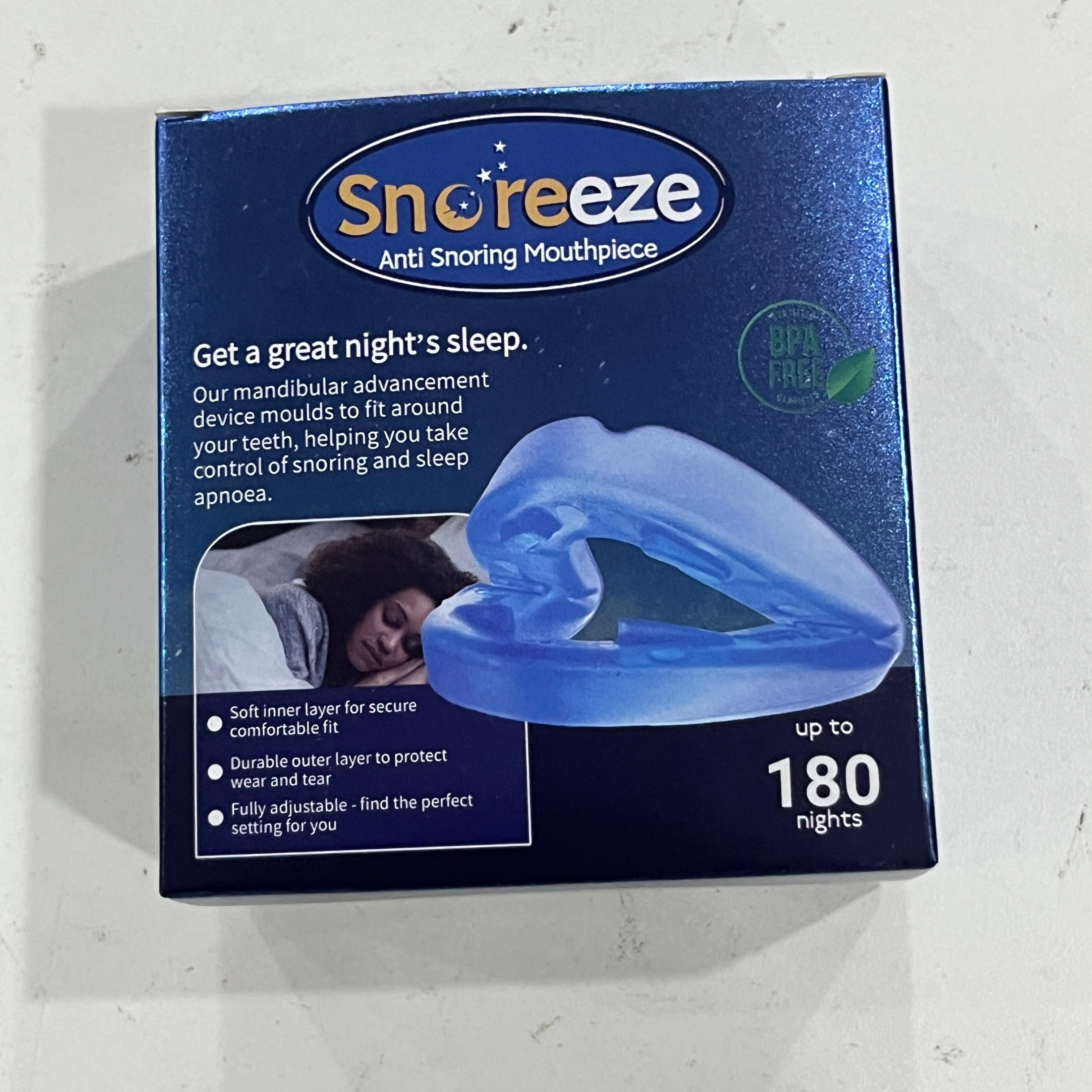 Parafaringe Antirussamento in Silicone RestEase con Custodia da Viaggio