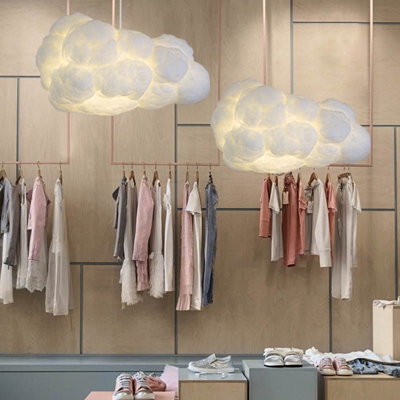 NimbusGlow Cloud Pendant Light For Kids’ Room Ceiling
