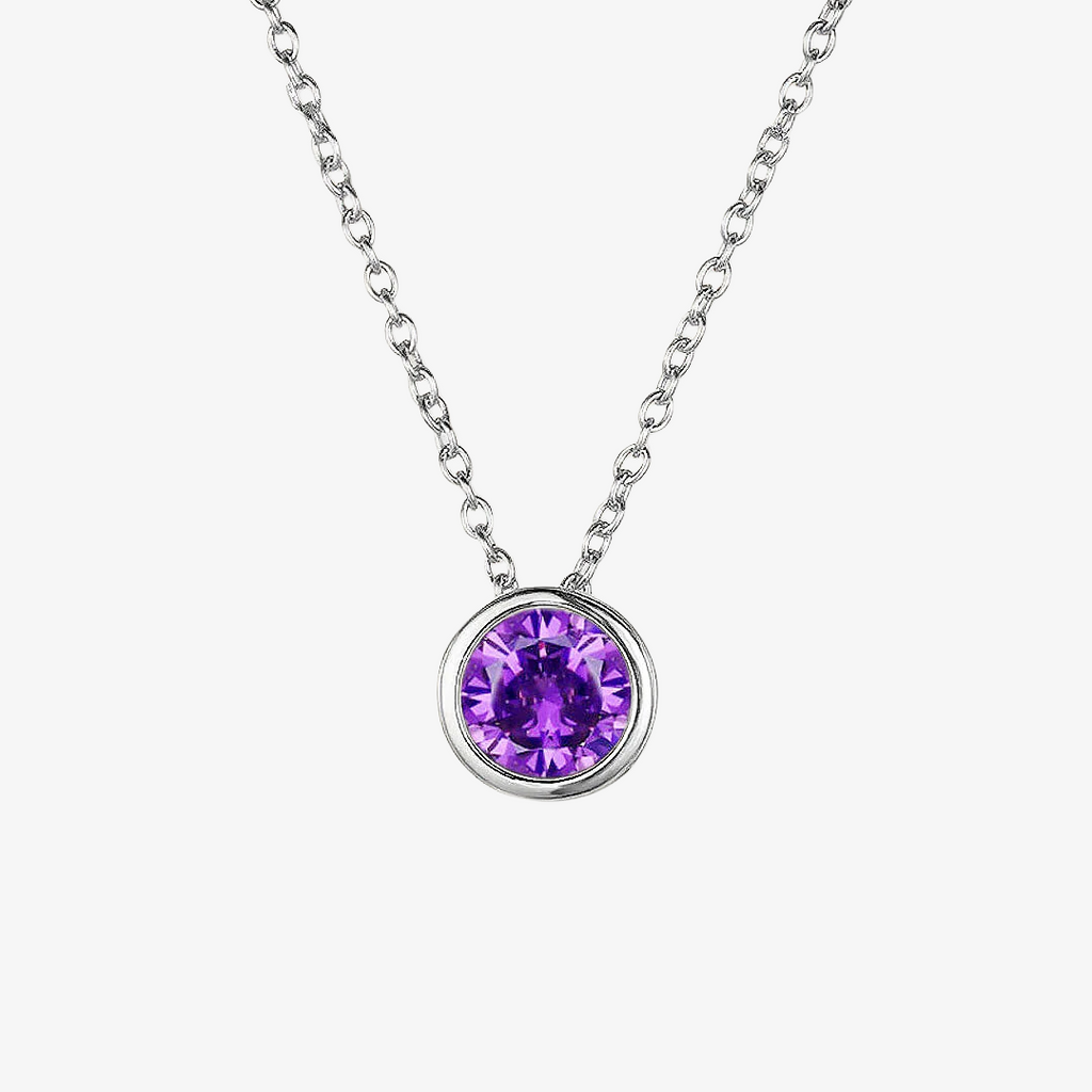 Collana Luna con Pietra di Nascita
