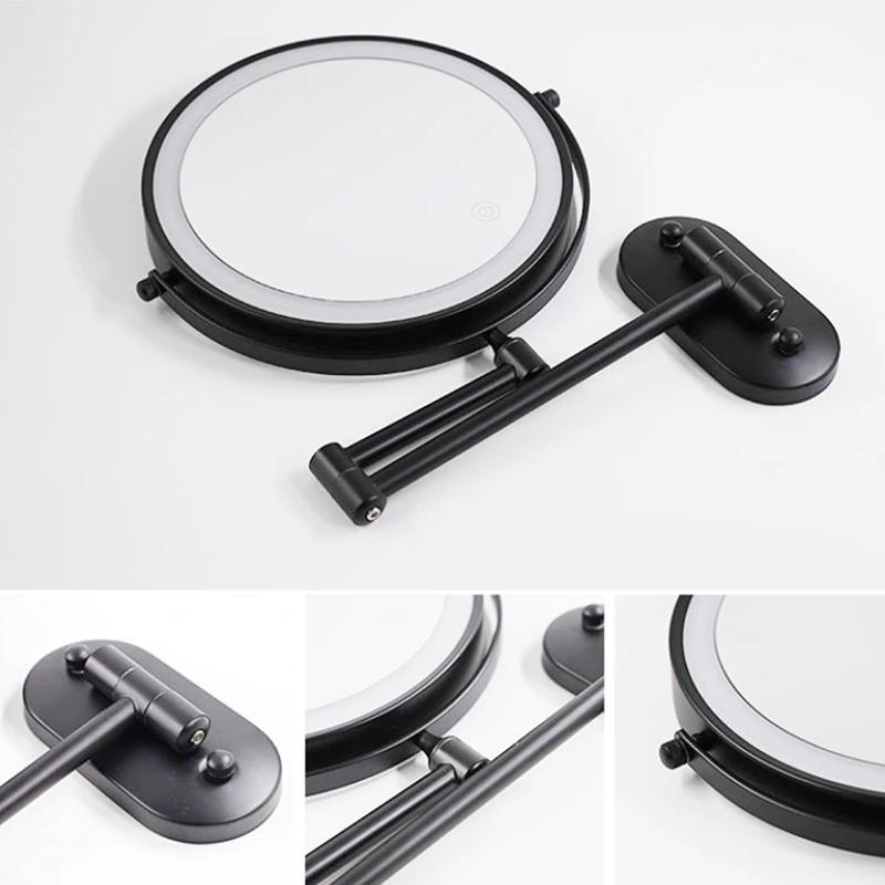 AstraLux Rechargeable LED Magnifying Vanity Mirror for Makeup and Bathroom