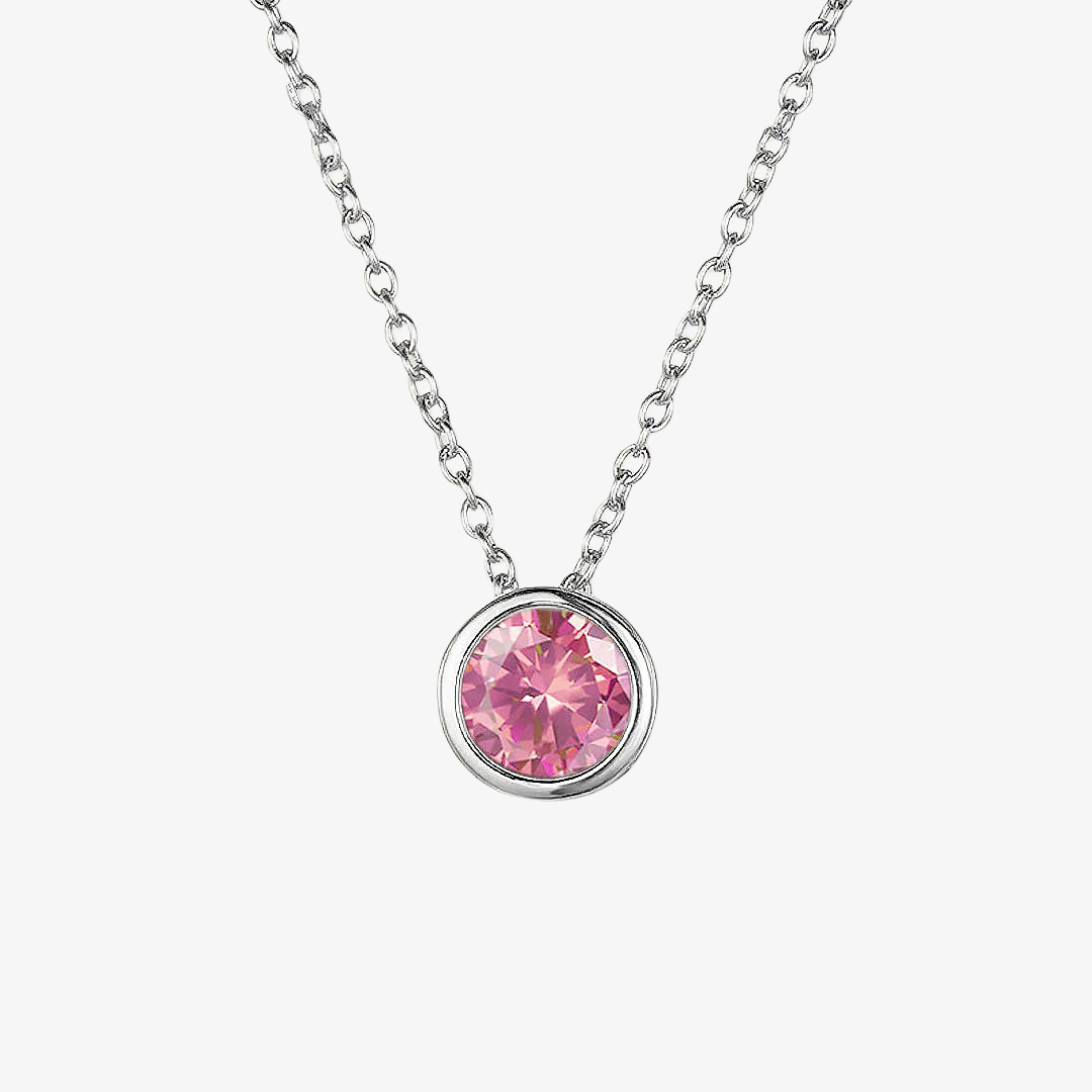 Collana Luna con Pietra di Nascita