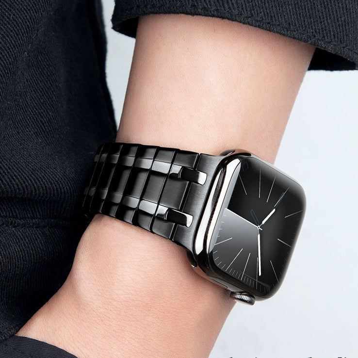 Cinturino magnetico Apex in acciaio inox satinato per Apple Watch