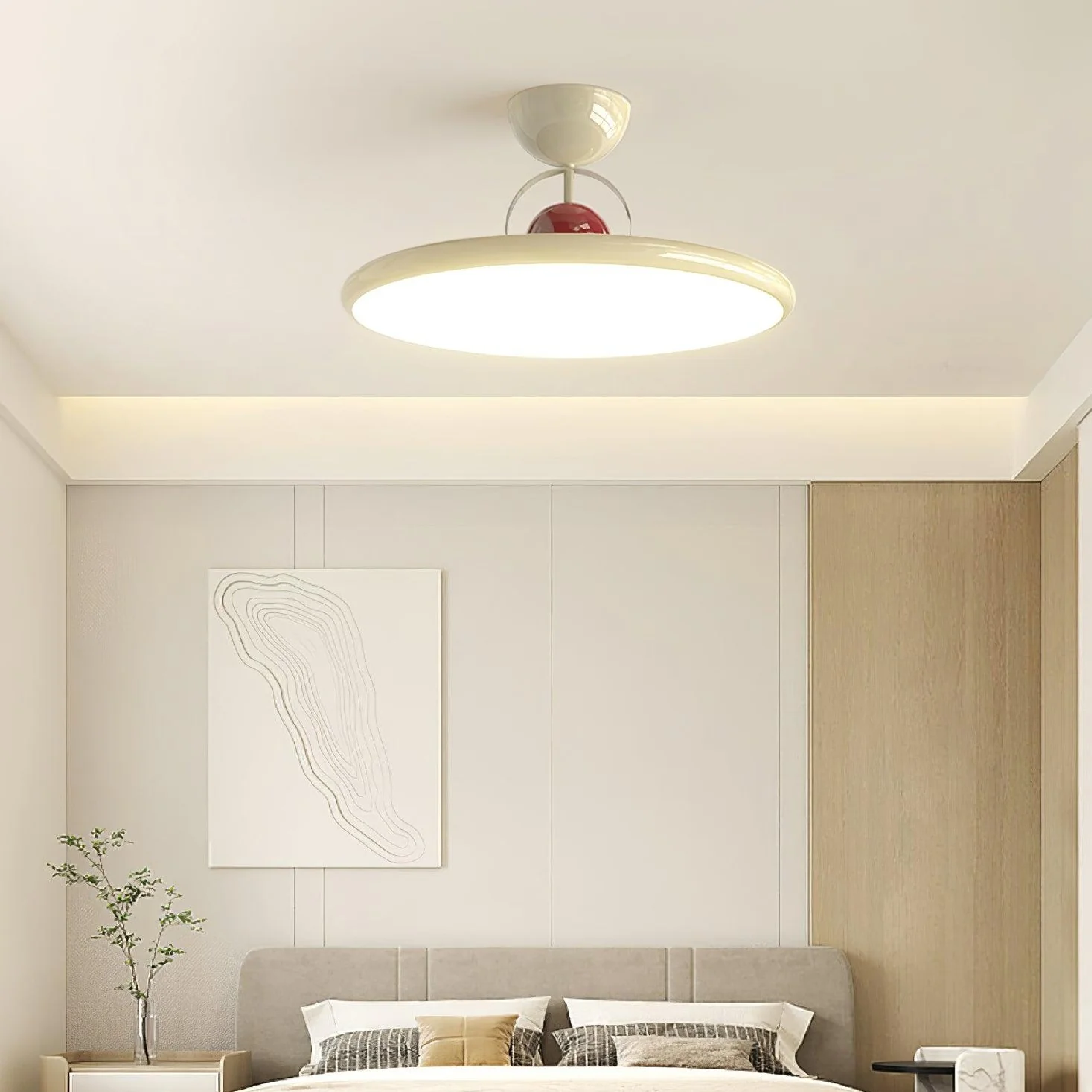 LustraNova Elegant Acrylic Ceiling Light for Living Rooms and Hallways