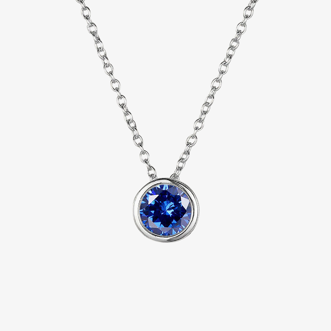 Collana Luna con Pietra di Nascita