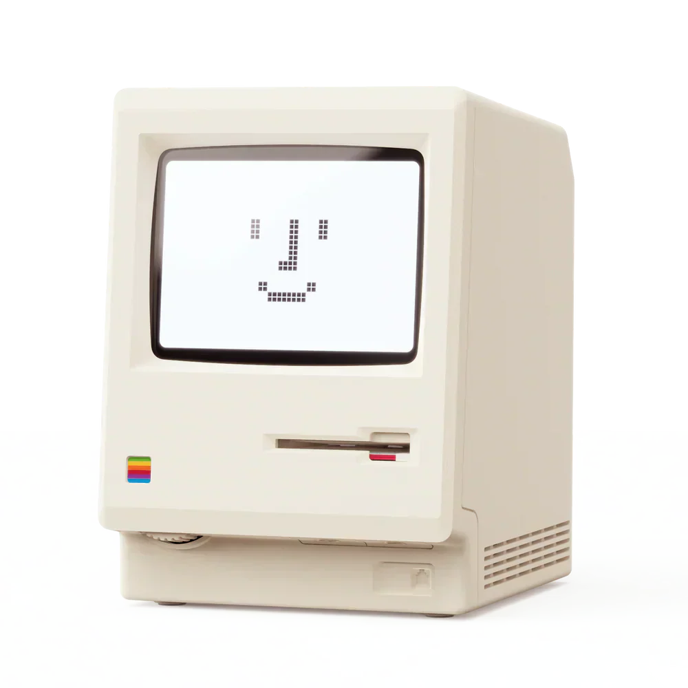 NexaTick Digitální Budík s Retro Designem Počítače