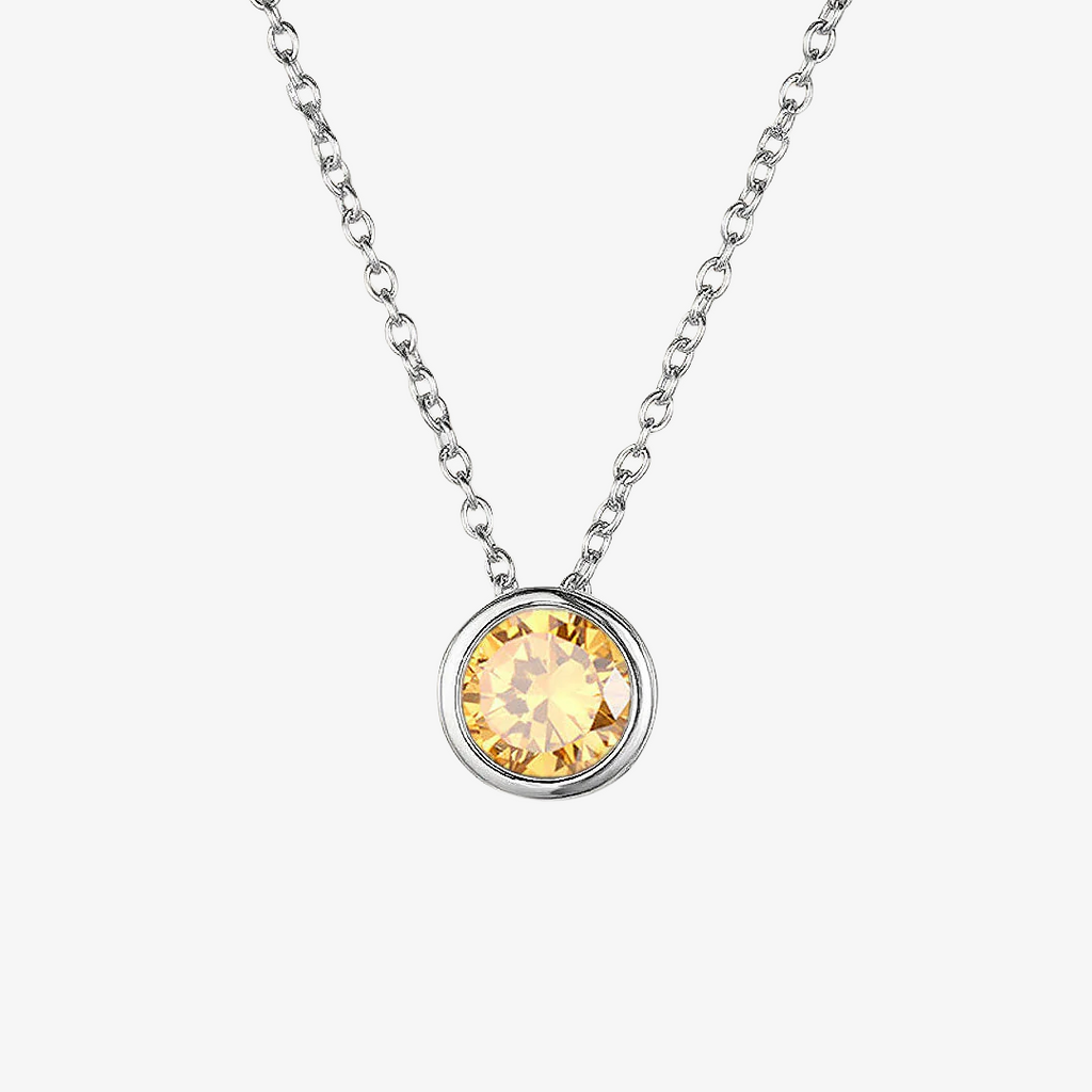 Collana Luna con Pietra di Nascita
